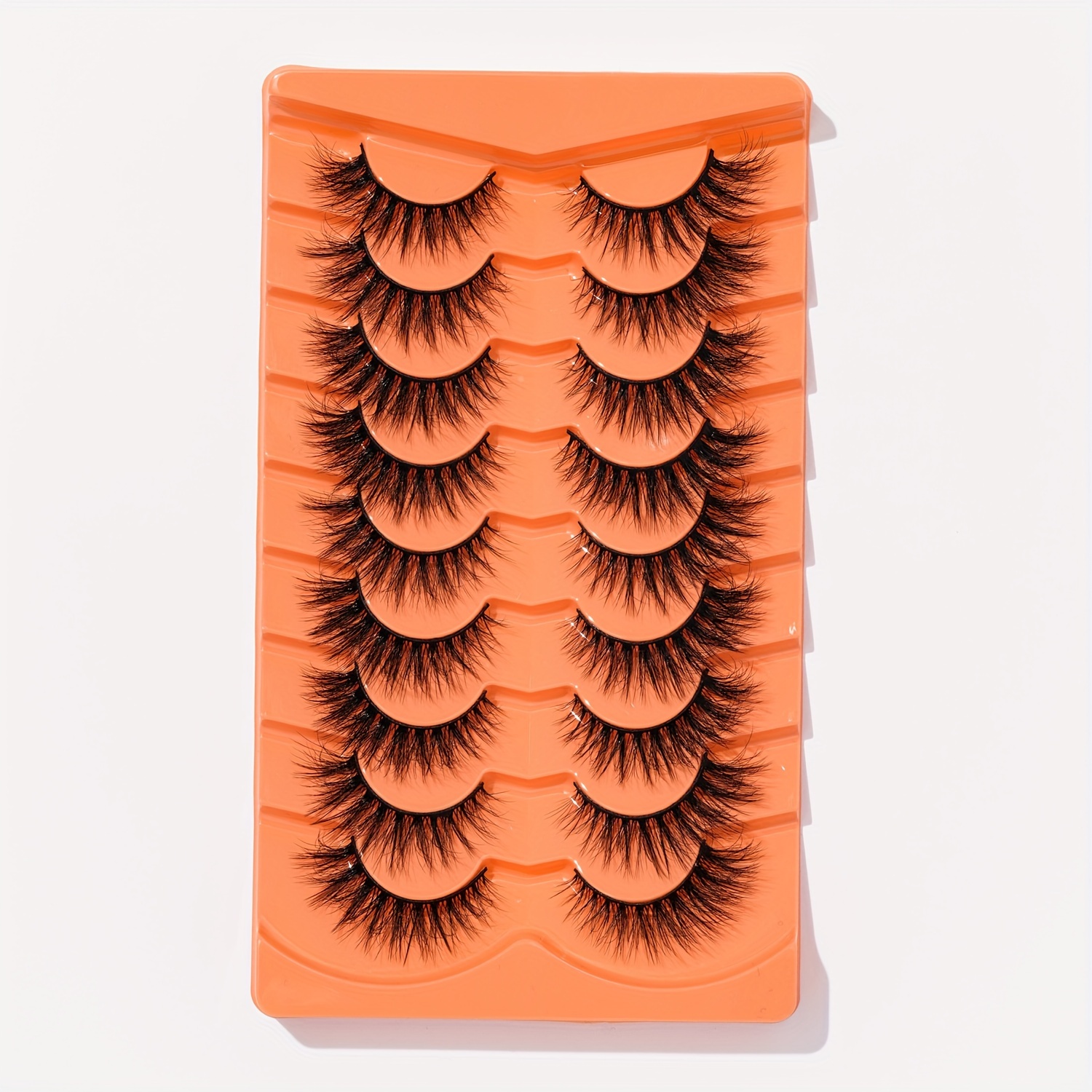 Image of 9 Pairs Of Natural Fluffy False Eyelashes, Long And Three-dimensional, Delicate And Soft, Perfect For Daily Wear, Dates, And Parties, Model Phs-022