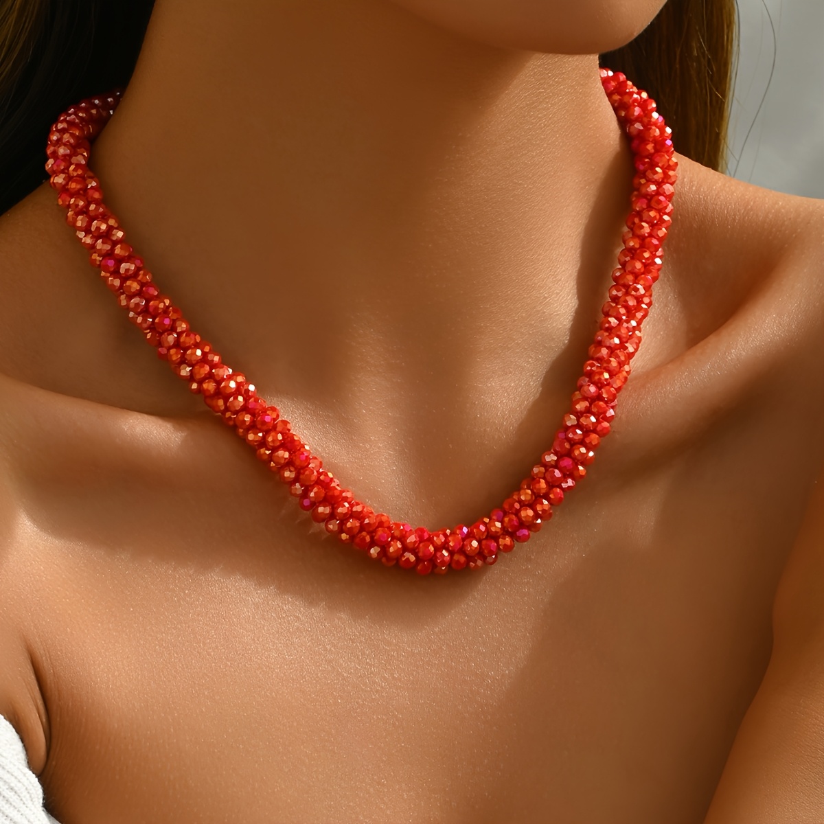

Beaded Necklace For Women - Bead Collar For , Fashion Accessory