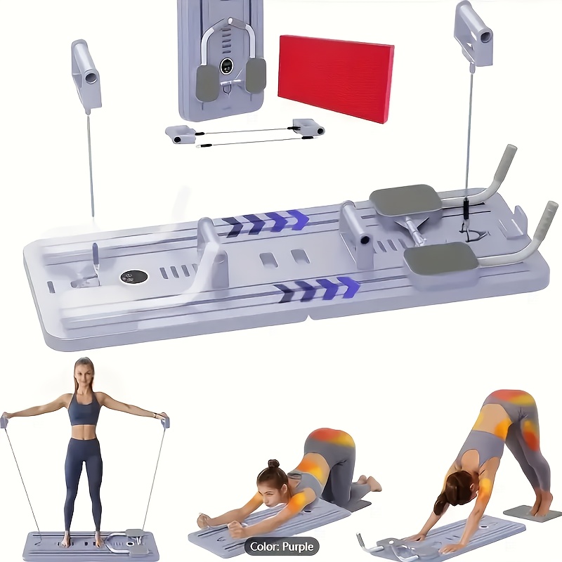 Free Shipping for This ItemLocal WarehousePilates Board, Pilates Reformer Set, Multifunctional Abdominal Board, 5 In1 Pilates Sliding Board for Home, Multi-Purpose Foldable Pilates Abdominal Machine for Men, Women