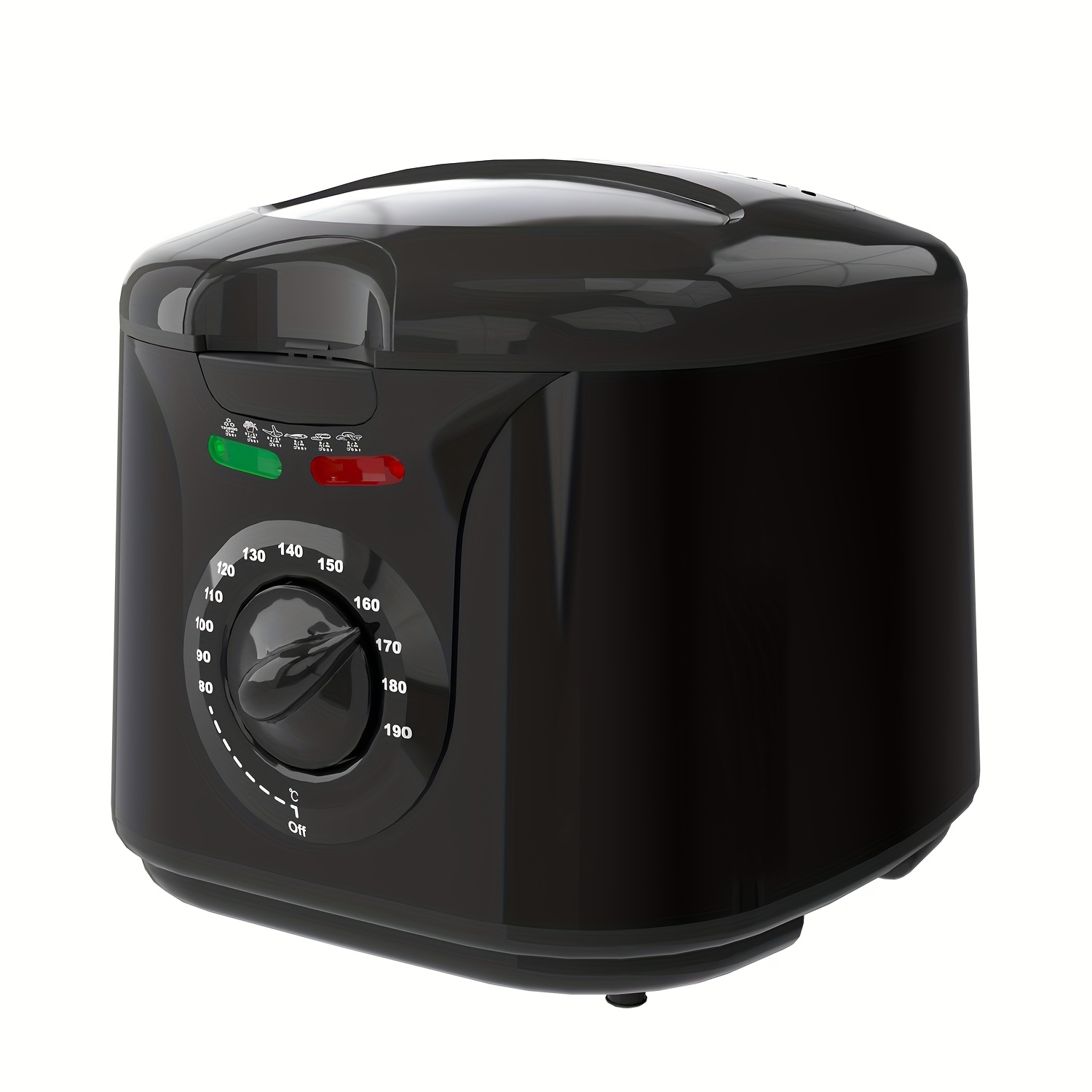 TEMU Superlex 2l Deep Fat Fryer 2000w With Viewing Window And Adjustable Thermostat Easy Clean Non Stick Basket Handle Ideal For Home Kitchen Use