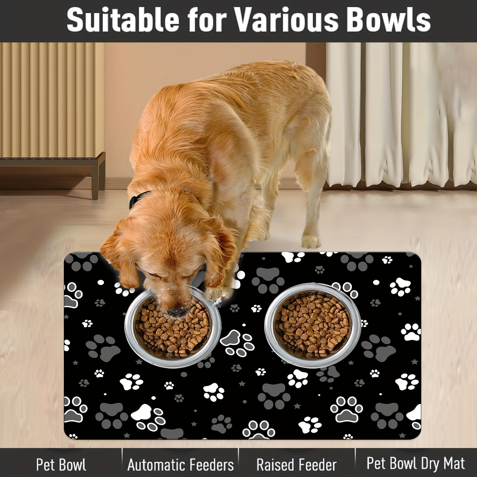 Extra large dog food mat best sale