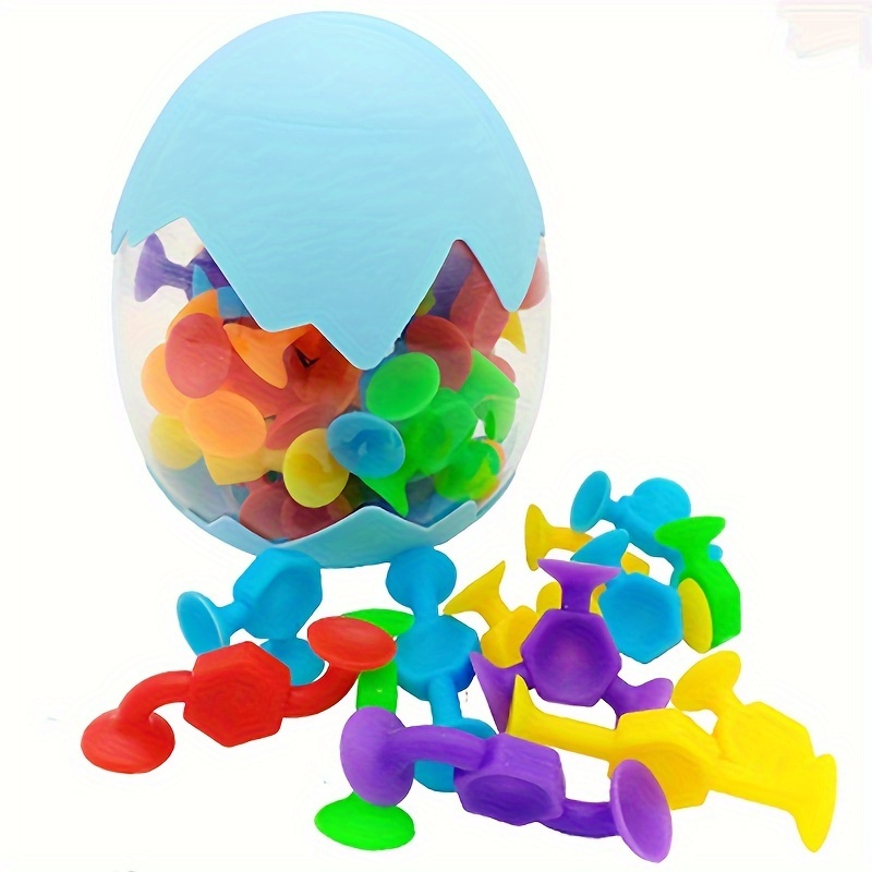 48pcs Suction Cup Building Blocks Educational Toys