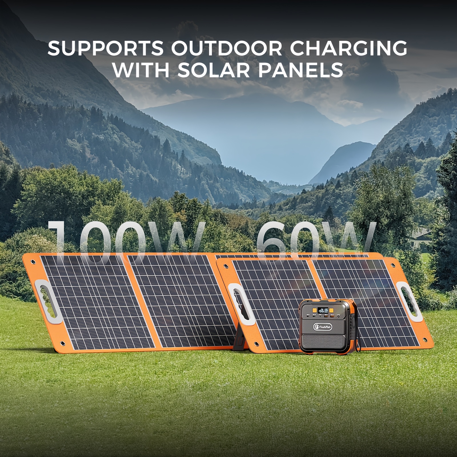 portable power station 98wh 120w solar - Temu
