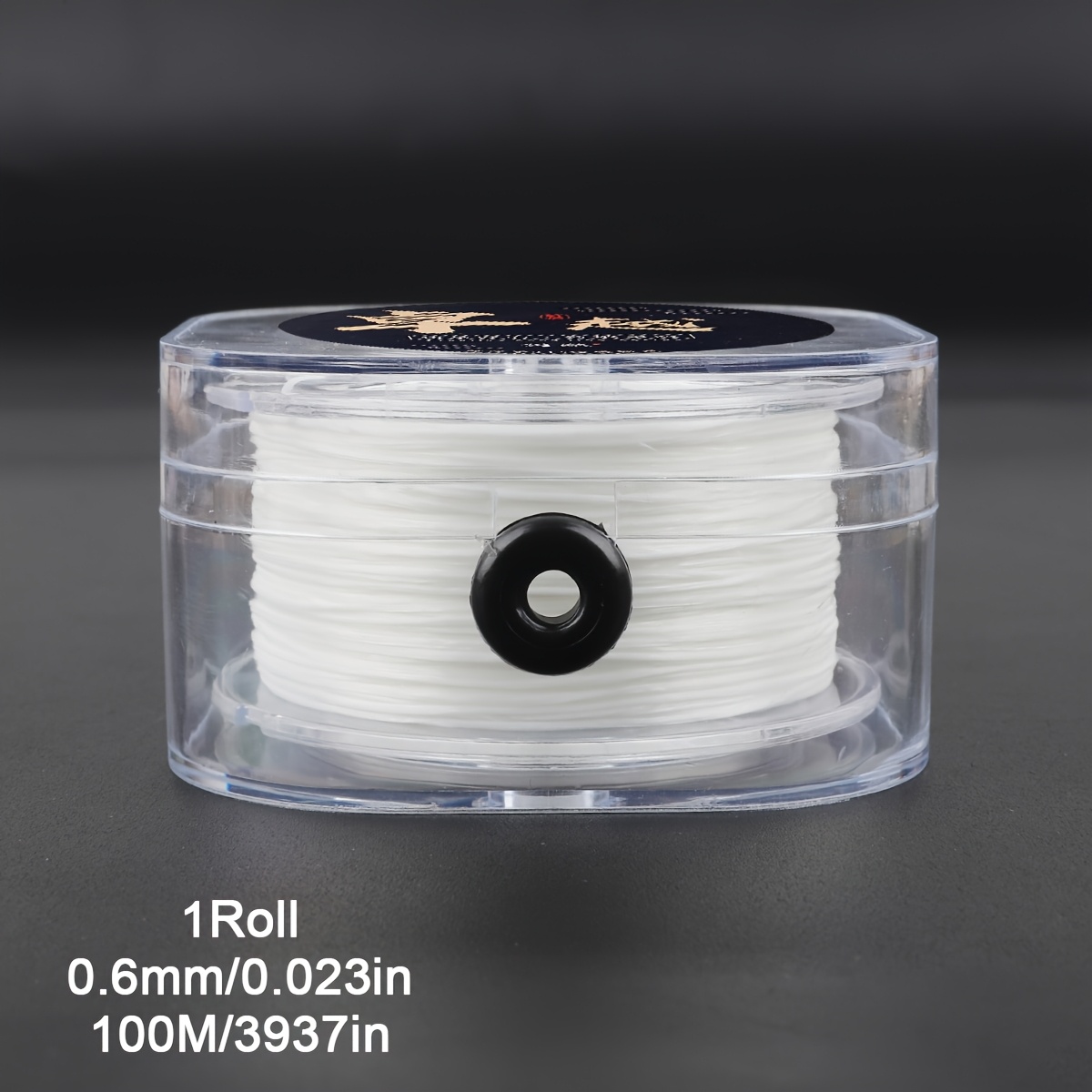 E-shop 2D Flach - 0.2/0.6/0.8/1.0Mm Flaches Elastisches Armband Seil Weißes Kristall Elastisches Faden Seil Gurt Sortierbox Transparentes Elastisches
