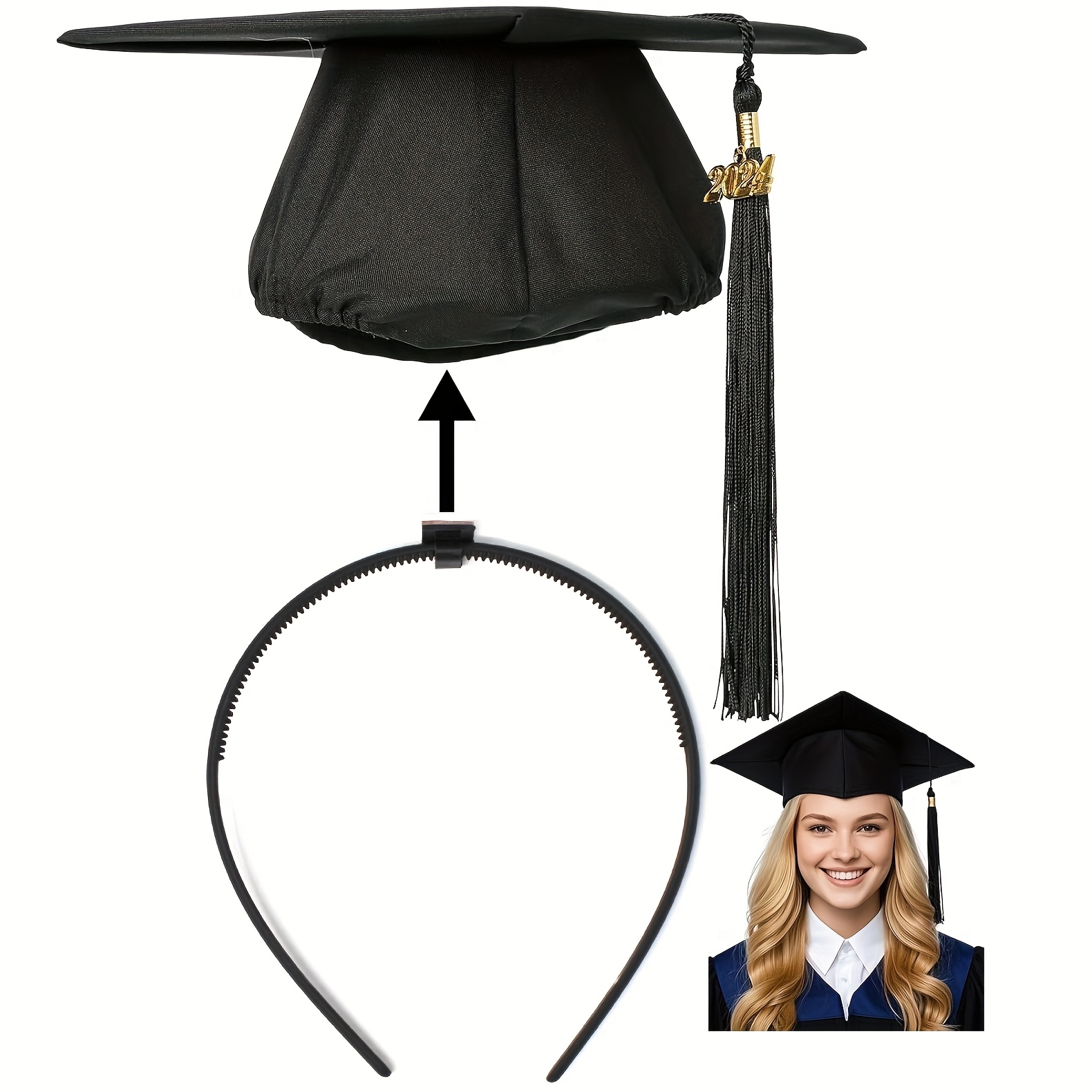 fascia capelli cappello laurea fascia capelli Temu Italy