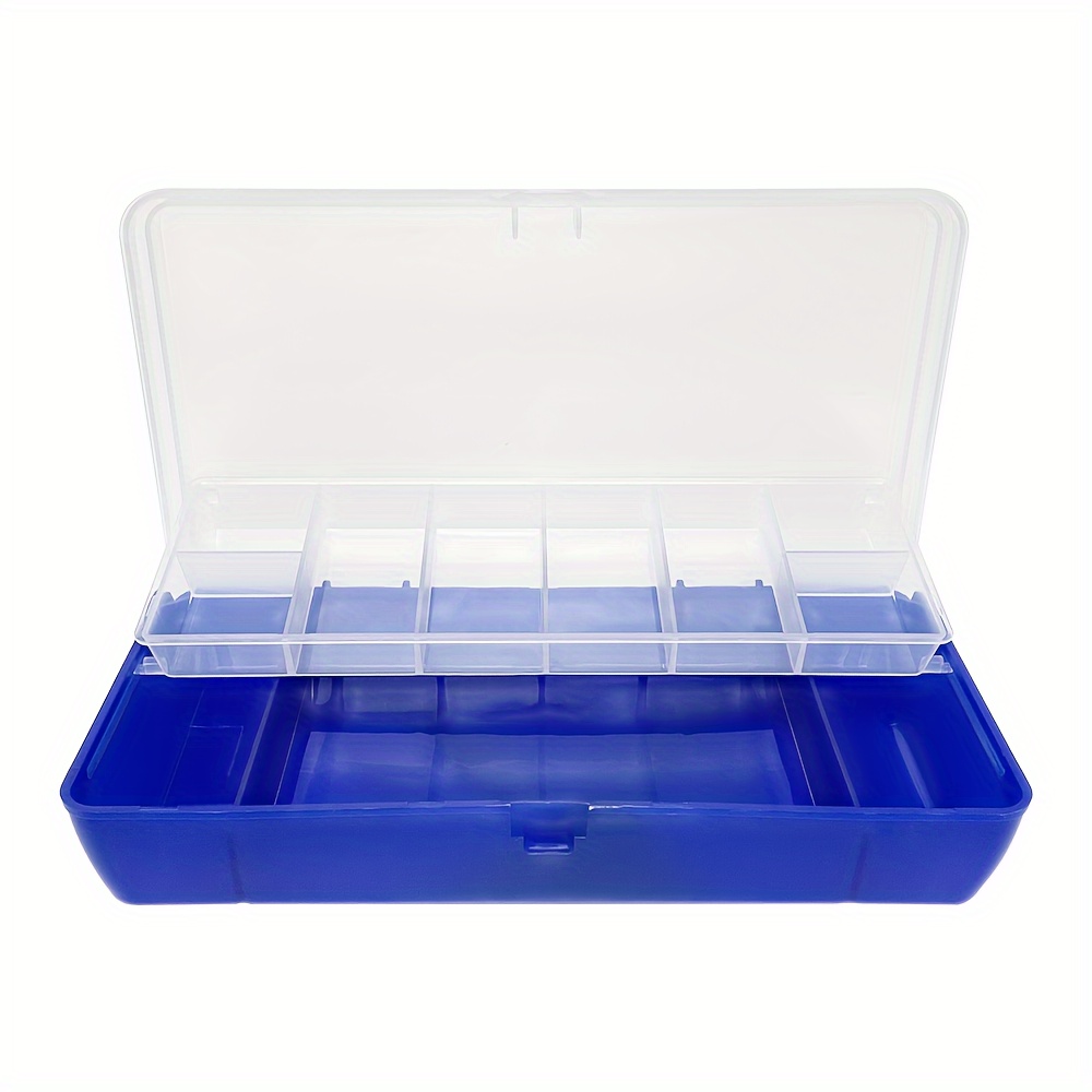Double layer Storage Box Container Portable Plastic Divided - Temu