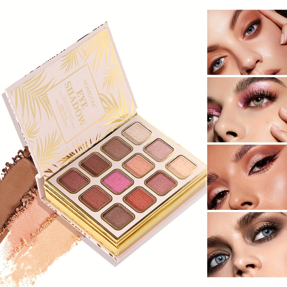 20-Color Book-Style Makeup Palette, Book-Style Folding Makeup Palette | Eyeshadow, Lip Gloss, Contouring, Blush, Concealer - Convenient for Anniversary and Holiday Gifts, Beauty Essentials, Travelfriendly Palette, Sleek Design, Blendable Shades