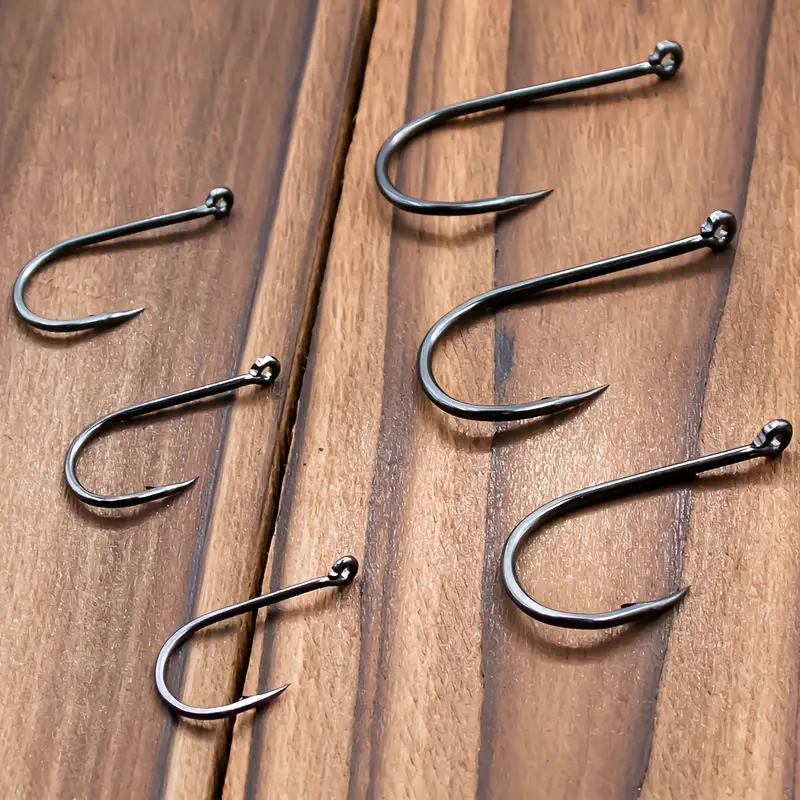 100pcs black saltwater hooks sturdy high carbon - Temu 100pcs black saltwater hooks sturdy high carbon - Temu