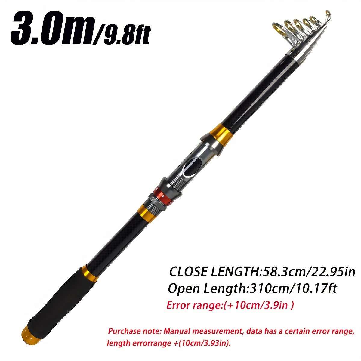 2.7m-10m high quality telescopic fishing rods 40 ultralight hand fishing  pole hard stream rod carp travel fishing tackle | Check Out Today's Deals  Now | Temu France