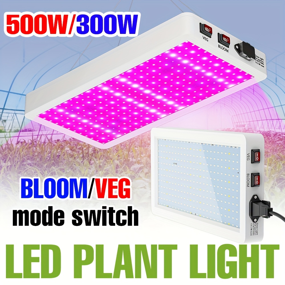 * 312Leds Plant Grow Light AC100-277V Indoor Sunlight Growth Box Fill Lamp  BLoom/VEG 2* 216Leds Red Blue Greenhouse Tent UV IR Hydroponic * Vegetable  Flower Potted Fruit Seedlings * Lighting 220V/110V ..., image size:1000x1000