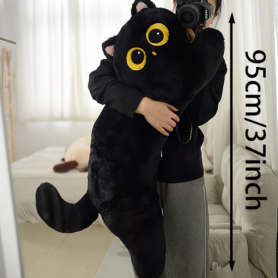 inch oversized plush cat toy   soft and   featuring a lifelike design ideal for gifts on valentines day birthdays or easter for children as well as for cat themed decor Product details 0