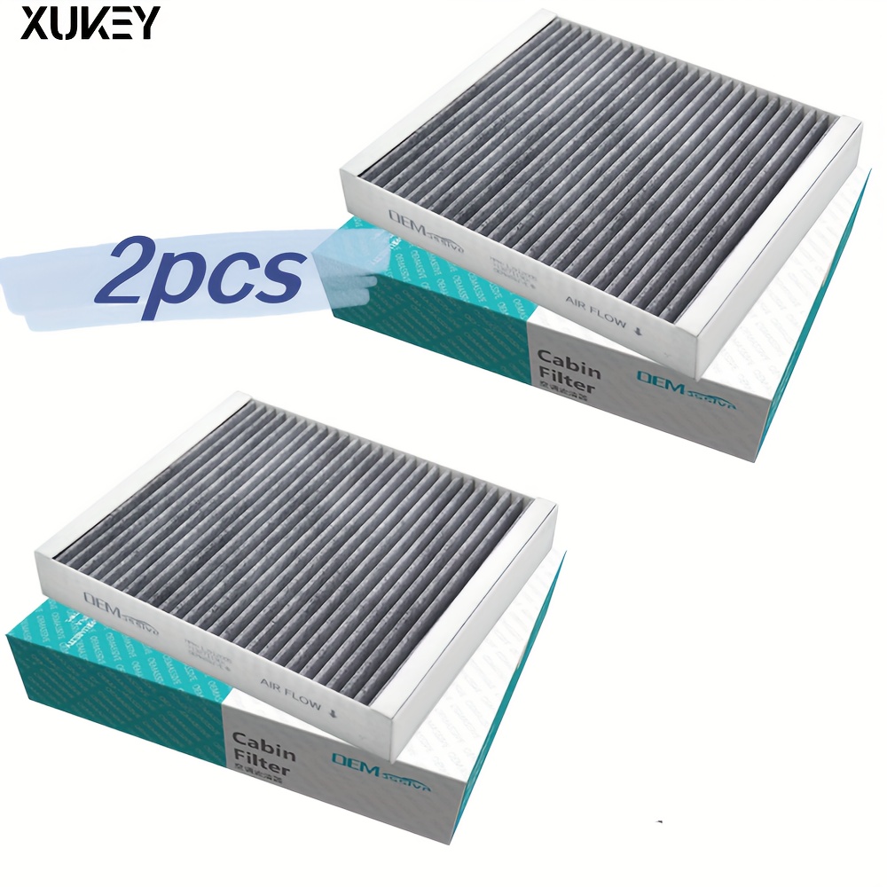 Image of Xukey 2pcs Car Accessories Activated Carbon Pollen Cabin Air Conditioning Filter For For For Cruze For Malibu 13271190 1808246 52420930
