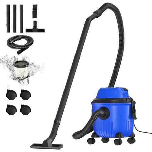 Wet And Dry Vacuum Cleaner 3-in-1, Industrial Dust Extractor With Powerful 2000W Motor, Blowing Function, 15L Container, & Washable HEPA Filters, For Home Workshop And Professional Use