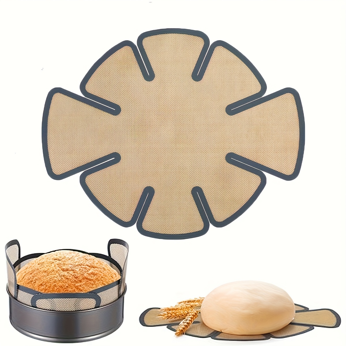1 stk. Baderke Non-Stick Silikone Brødformnings- & Bagemåtte