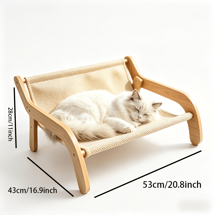 TEMU Sisal Cat Scratching Sofa Bed Integrated Mat - Durable, Cat-friendly Sofa
