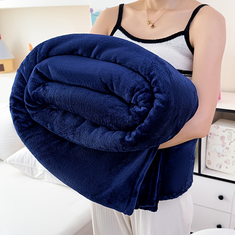 neue einfarbige decke flanell hochdichte decke dicke