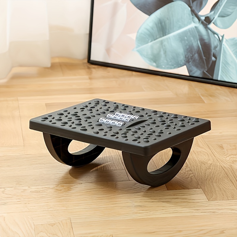 

Ergonomic Office Footrest - Under Desk Support Stool, Non-slip Plastic Foot Pedal For Comfortable Work