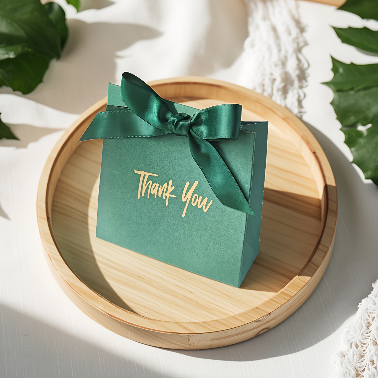 TEMU Cadeau pour Elle/Lui Lot de 10 décorations de boîte-cadeau de remerciement, souvenir de mariage créatif, grande boîte d'emballage cadeau,