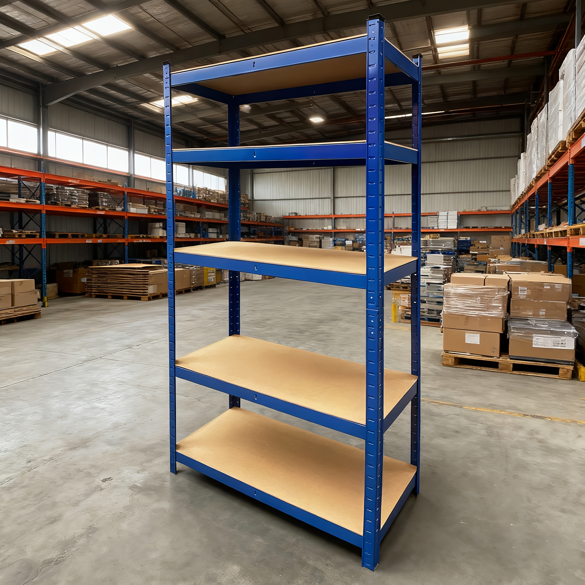 5 tier heavy duty racking   free industrial racking adjustable metal storage rack   load capacity up to 875kg store display rack for home garage shed warehouse office basement 150 180cm utility racks