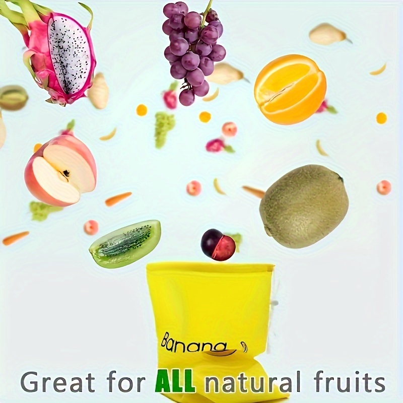 Large Capacity Food-Grade Nylon Banana Storage Bag with Aluminum Bead Closure And Double Stitching - Keeps Bananas Fresh for Up to 7 Days,Reusable Produce Bags,Reusable Produce Bag