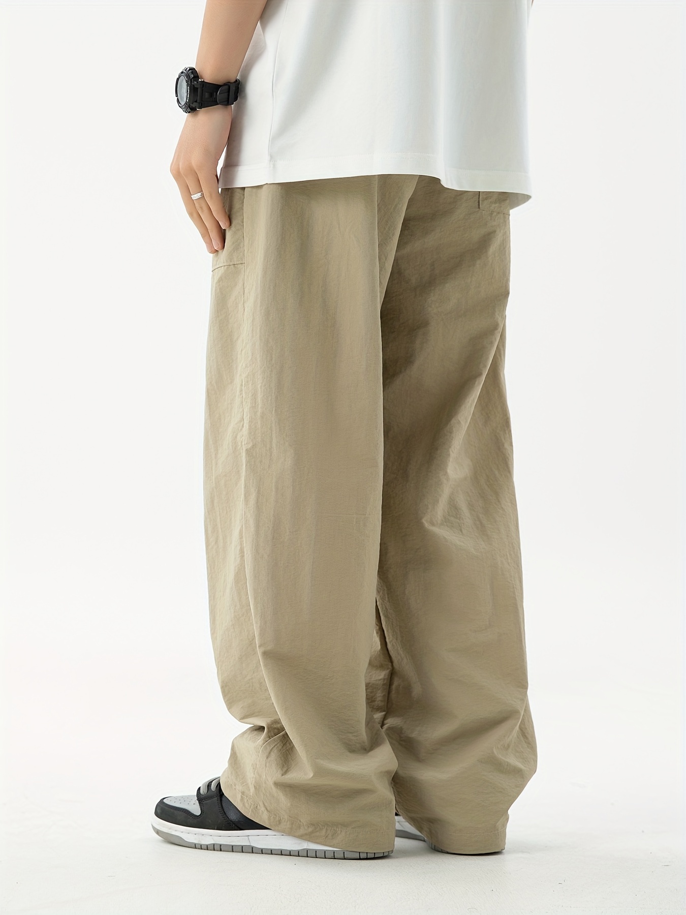 Mens Color Block Cargo Cropped Pants For Spring And Summer - Temu Canada