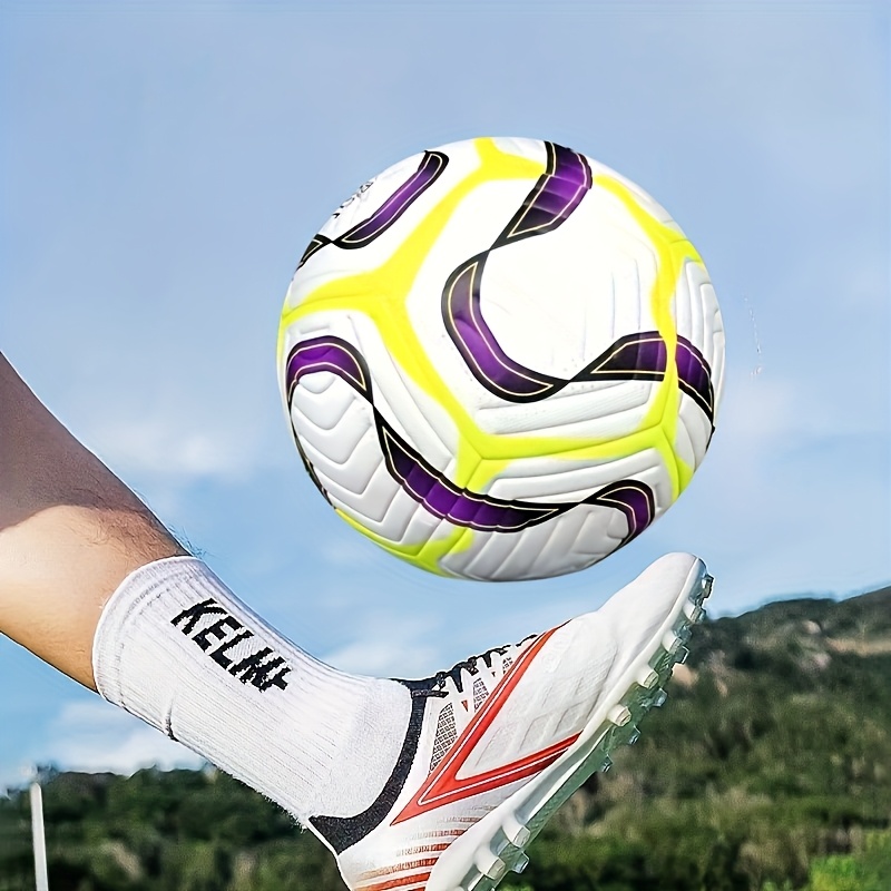 1pc outdoor indoor soccer football machine sewn marking neon green purple panels with training competition casual games durable official like for adults soccer balls soccer training equipment soccer gear soccer balls high footballs professional soccer balls training footballs socccer balls soccer items footballs balls soccer balls soccer training equipment Product details 0