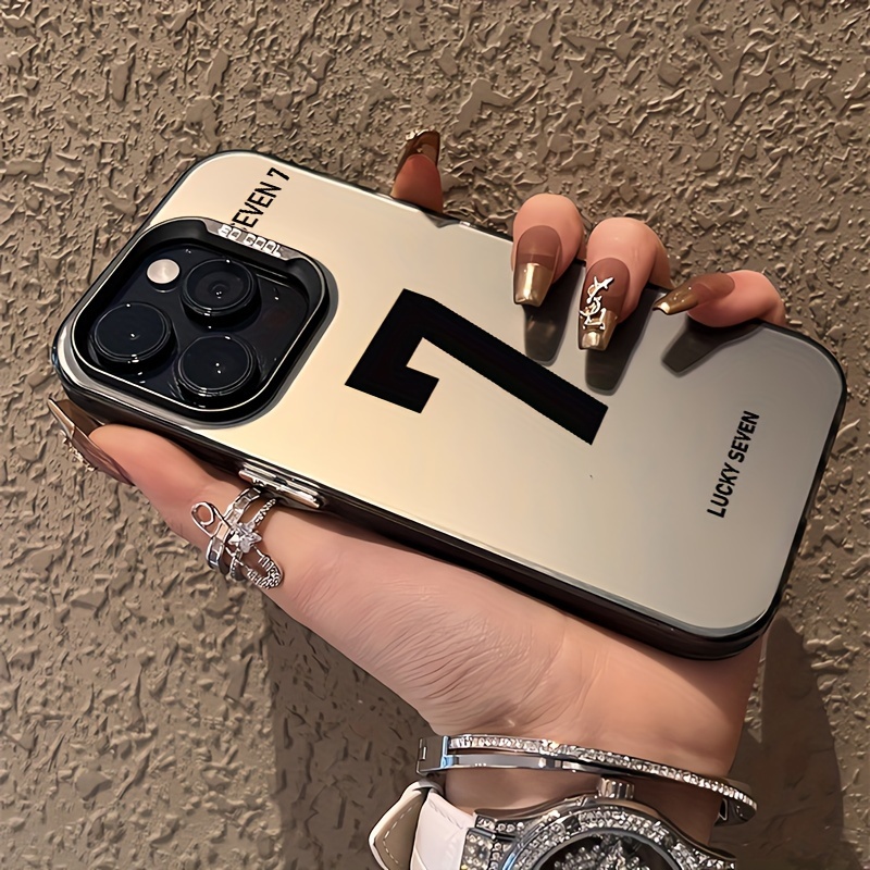 TEMU Sleek Graphic Protective Phone Case For Iphone 11/12/13/14/12 Pro Max/11 Pro/14 Pro/15, Gift For Birthday, Girlfriend, Boyfriend