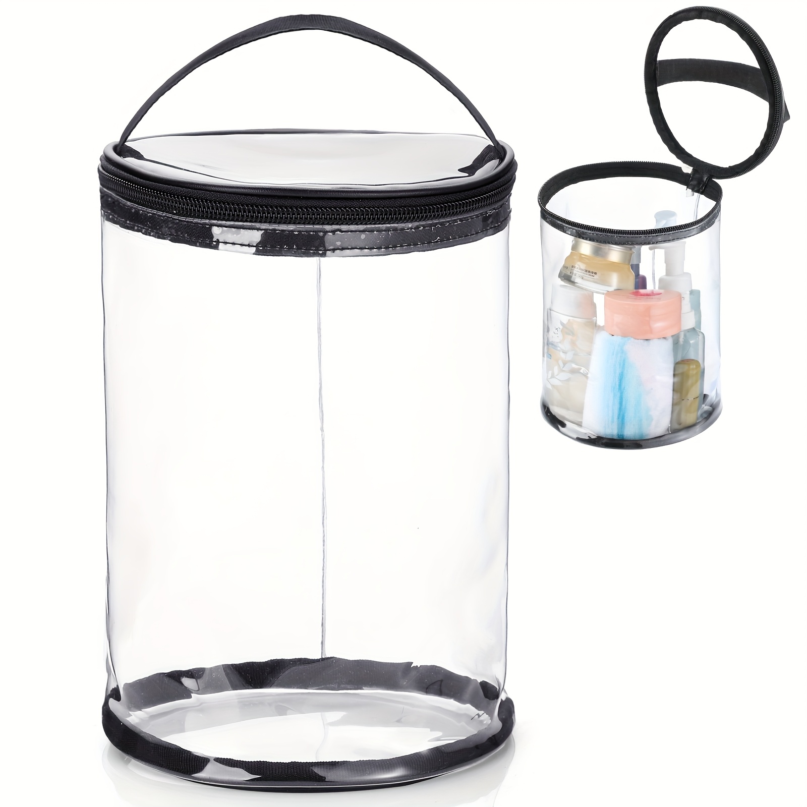 【WONDER WONDER】Glossy Nylon Cylinder Round Boston Bag Black Glossy HydroBag®