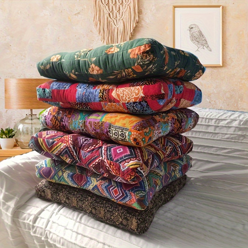 Bohemian Floor Cushions in August 2024 Temu United Kingdom