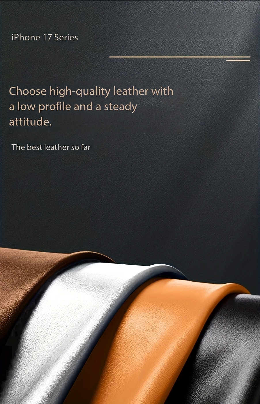 Synthetic Faux Leather Cover for Iphone 17/16/15/14/13/12 Pro Max Plus, Works with Magnetic Wireless Charger, Stylish Luxury Slim Shock-Resistant Complete Protection Case, I