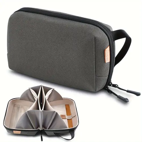 electronic organizer accessory for macbook charger cables power bank hard drive cords water resistant storage bag card slots usb adapter memory card