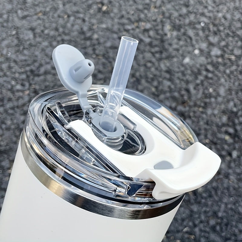 gobelet isolé en acier inoxydable 900ml avec paille et poignée, étanche, bpa, idéal pour le camping air et , multicolore Détails du produit 3