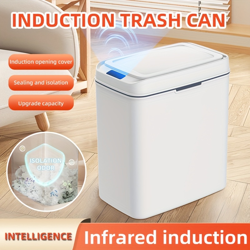 

Smart Sensor Trash Can - Battery-powered, For Home/office Use, Aa Batteries Not Included