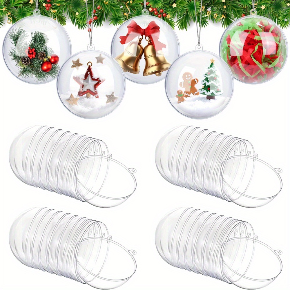 fillable clear ornaments sold on Temu United States