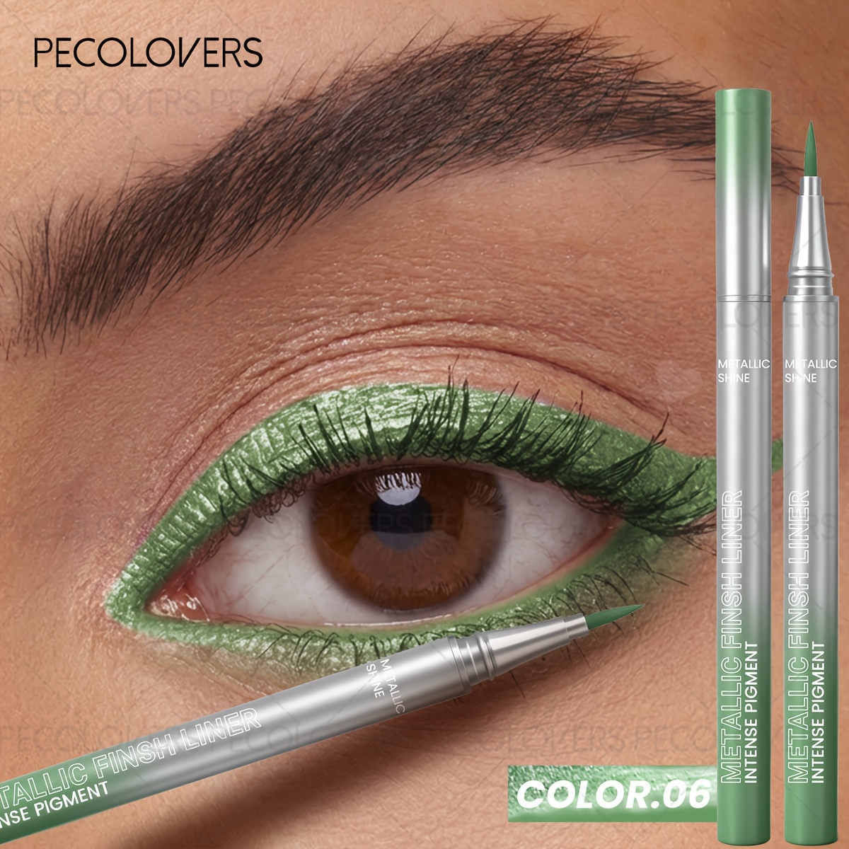 1pc Long-lasting Pearlescent Liquid Eyeliner Waterproof Non-smudging Glitter Eye Pencil Eye Makeup For Spring And