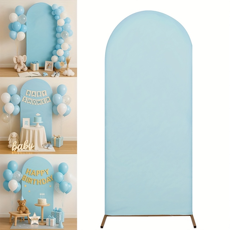 1  tecido de   de      , 80x180cm - poliéster  , perfeito para chás de bebê, aniversários, casamentos e festas de noiva - decoração de festa elegante com balões e presentes, decorações de   para  
