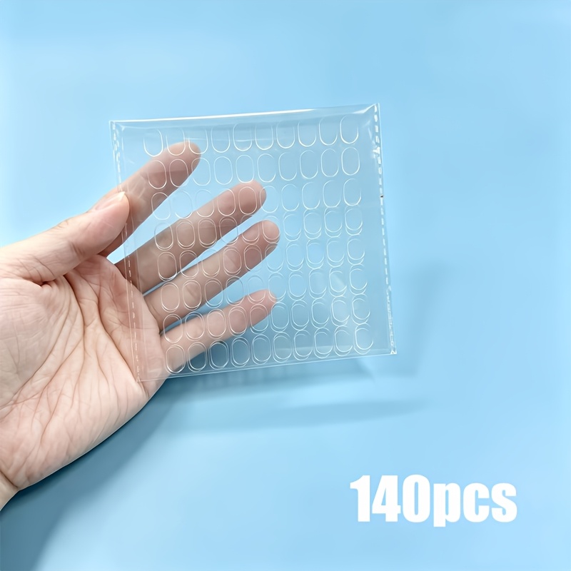 140/350pcs Transparent Double-sided Adhesive Dots, Removable , Museum Putty, Poster Mounting Adhesive, Balloon Crafts Diy Holiday Party Decoration Adhesive Dots