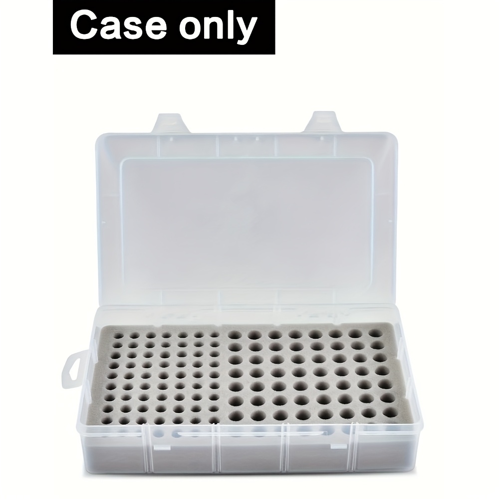 134pcs Aa Aaa Battery Storage Organizer Case | Pvc Battery Holder Container, Garage Organization Carrying Bag For Home (batteries Not Included)