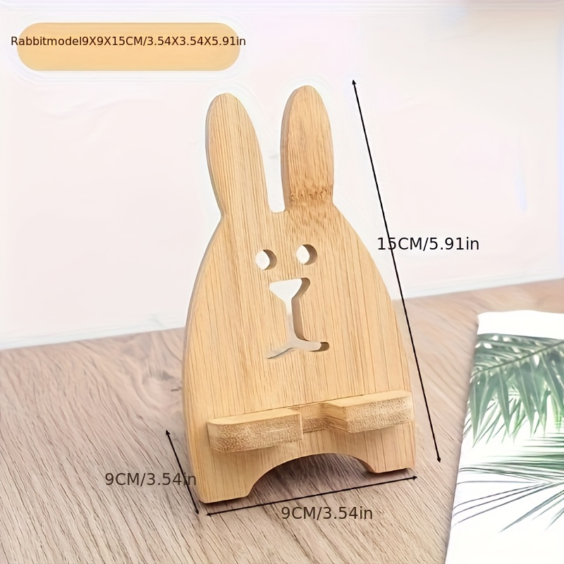 adorable versatile wooden phone tablet stand cute cartoon Temu
