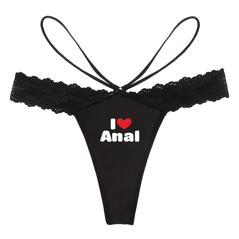 [Sexy Black Lace Thong] Sexy Black Lace Thin Rope Low Waist Thong Underwear for Women - Ladies Panties Girlfriend Wife Gifts