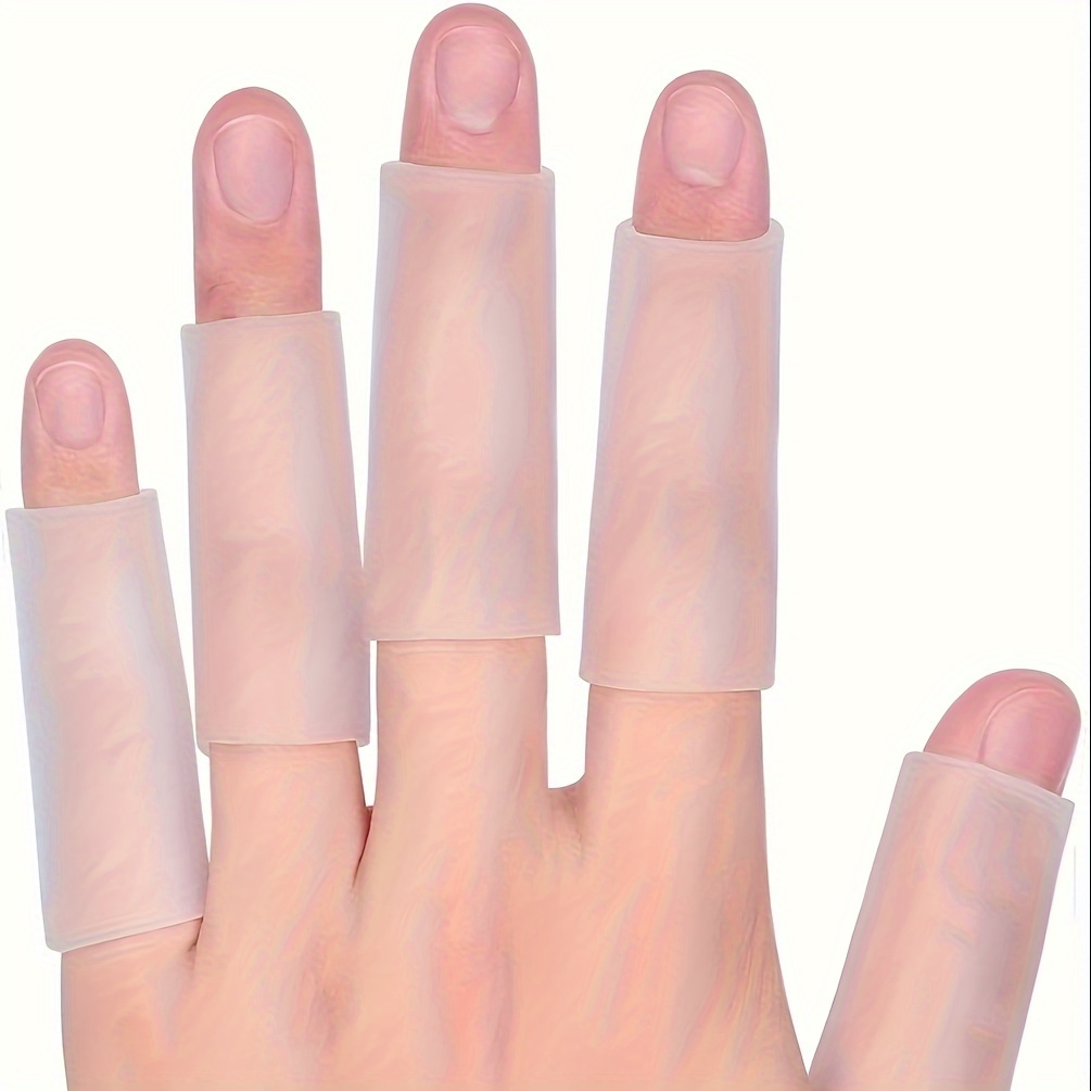 

2/4/10/20pcs Gel Finger Sleeve Protectors, Trigger Finger Silicone Finger Sleeve Cushions