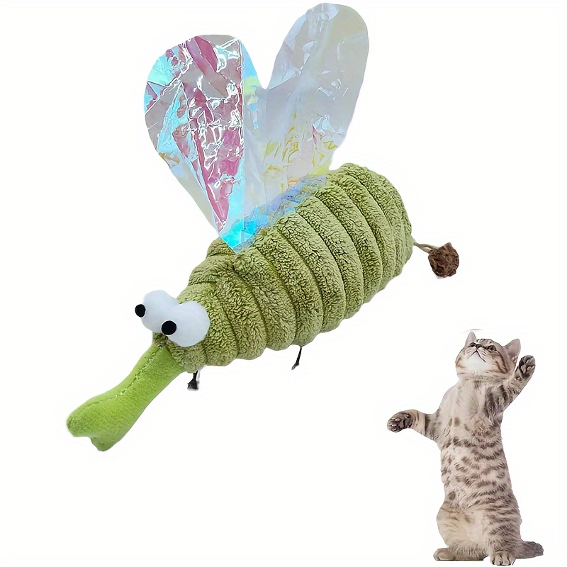 

Adorable Mosquito-shaped Cat Toy - , Interactive Pet Breeds - Fun & Accessory