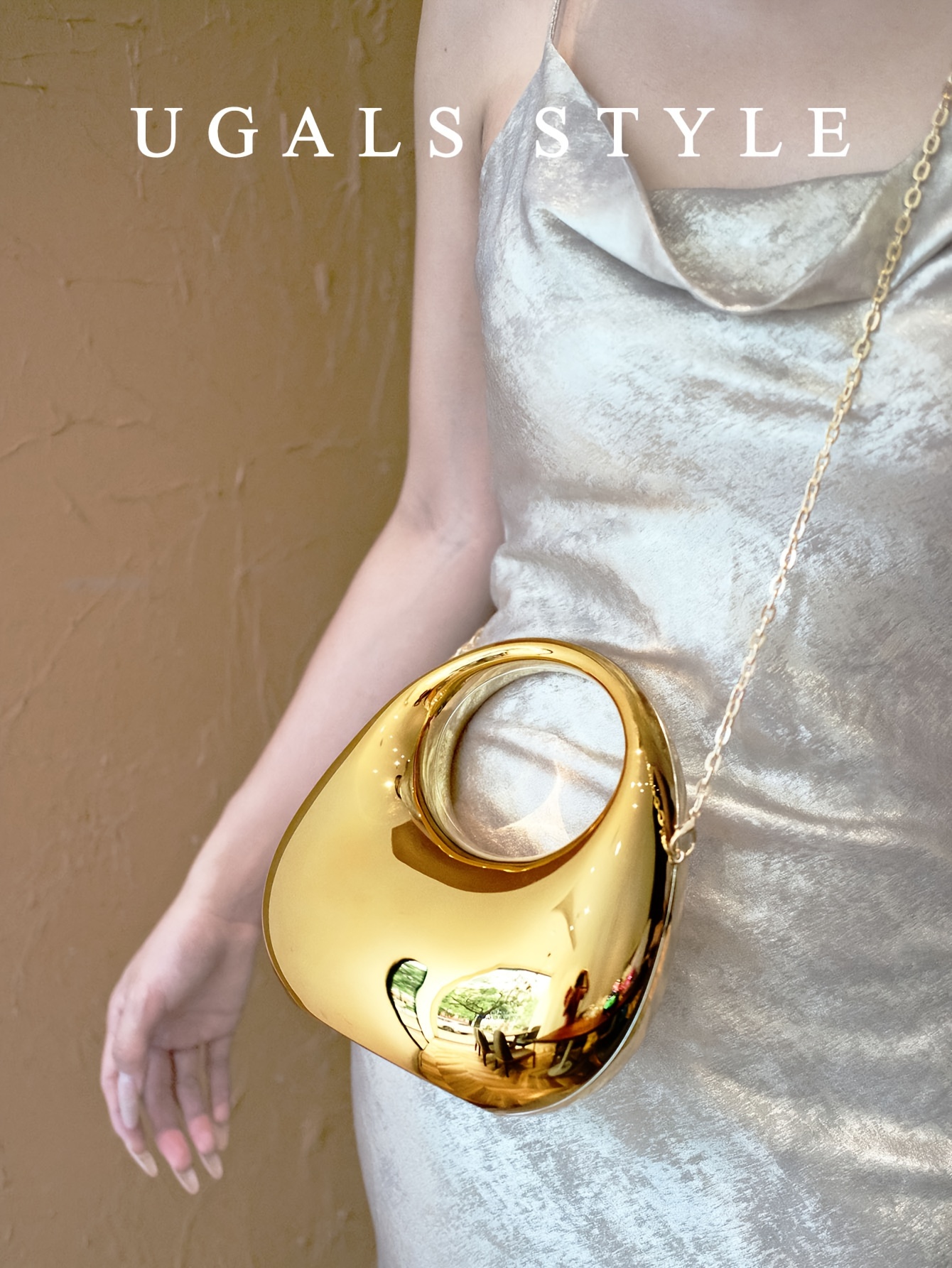 Vintage Lucite Acrylic Box Chain Shoulder Bag For Women Fashion