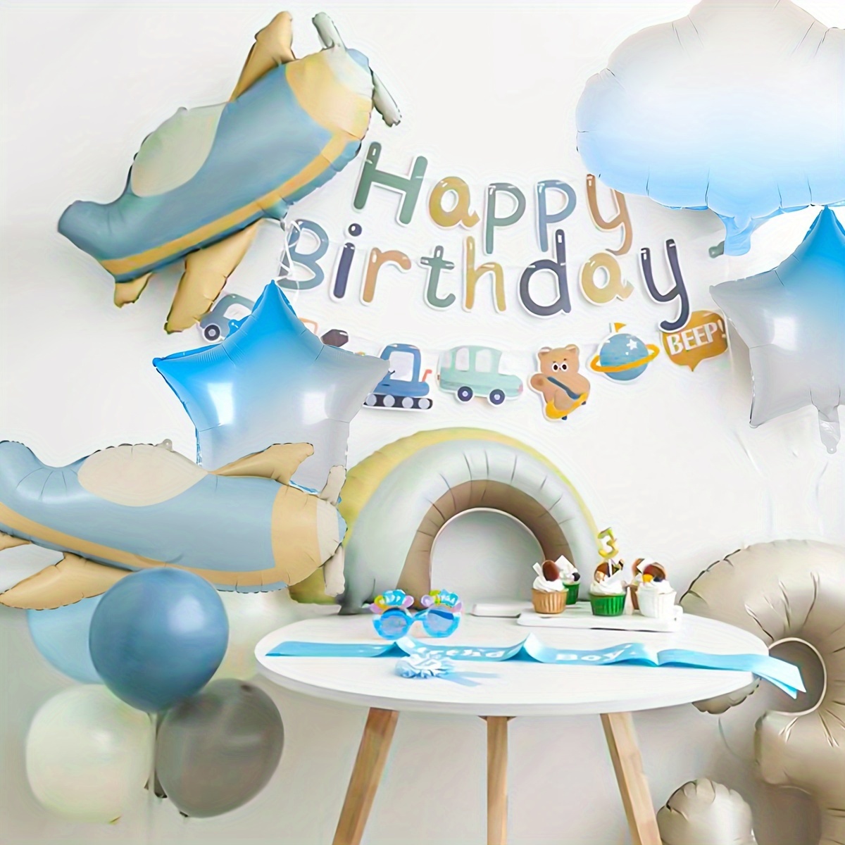 Airplane Birthday Decorations - Temu