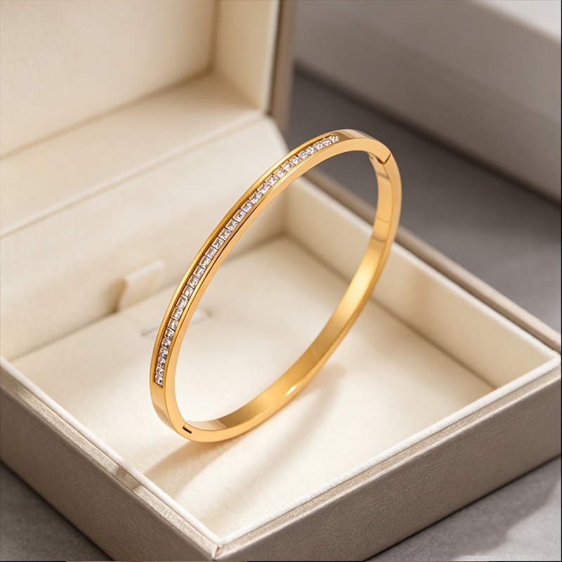 2pcs Sunflower Hollow Design Bangle Set, Unisex