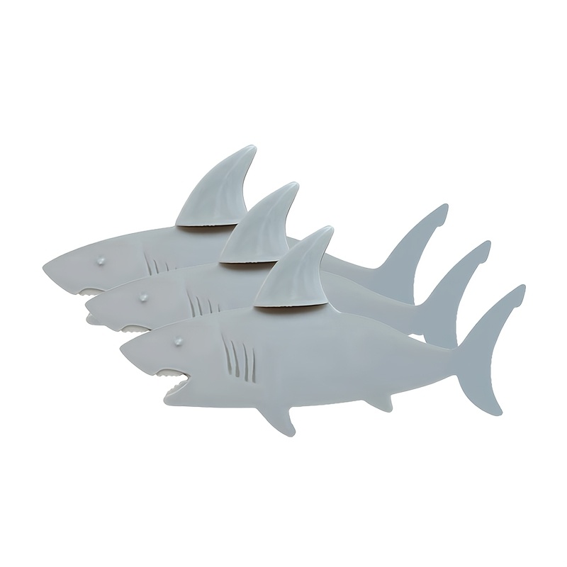 TEMU 3 piezas de marcapáginas novedosas de tiburón 3D, adiciones únicas para libros con temática , regalo divertido para fans de , papelería para