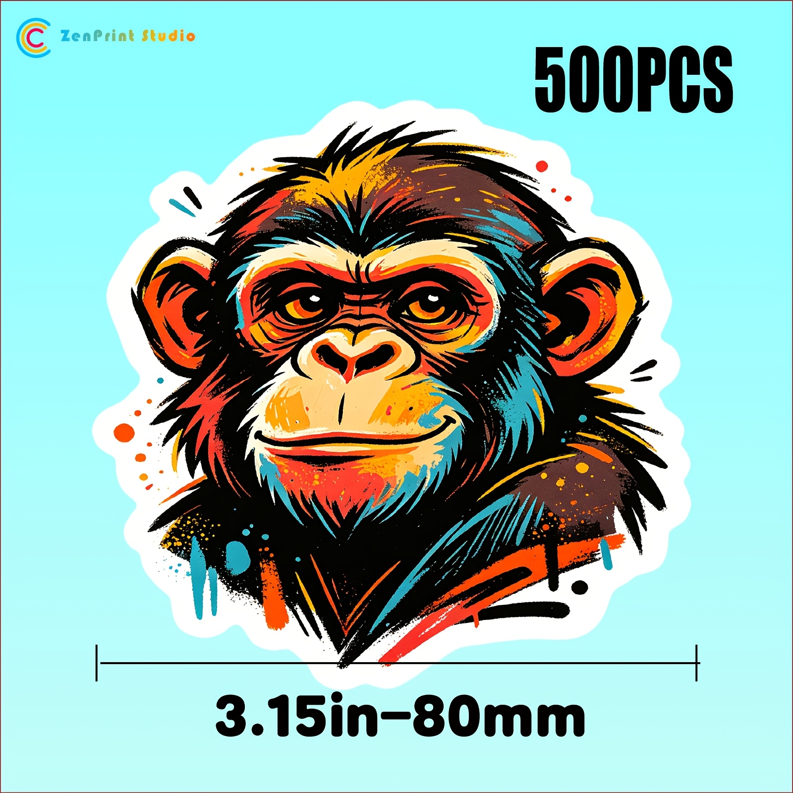 Custom Irregular Self-Adhesive Stickers, No Mold Fee