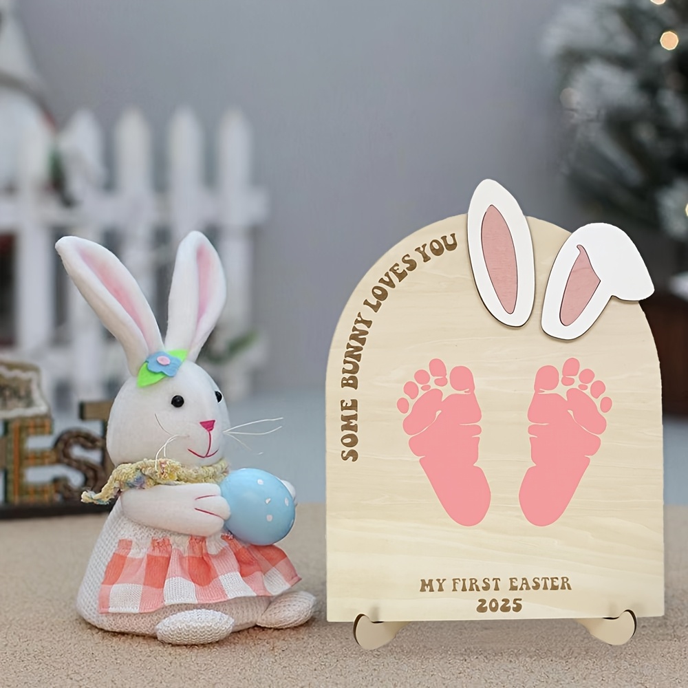 

Easter Bunny Trail Signs Set - Diy Wooden Craft Kit, Easter Basket Fillers & Home Decor, English Language, Easter Decoration|contemporary Design|artificial Wood Sign, Bunny You