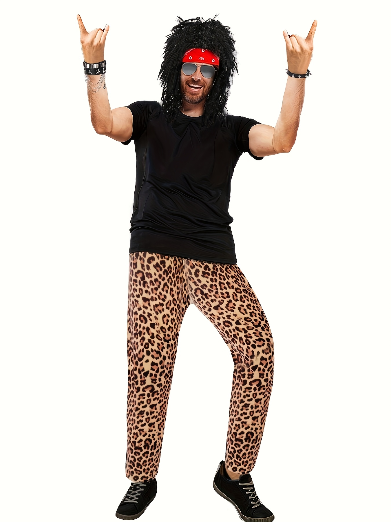 6 piezas accesorios pantalones rock 80 hombres - Temu Colombia, image size:800x1067