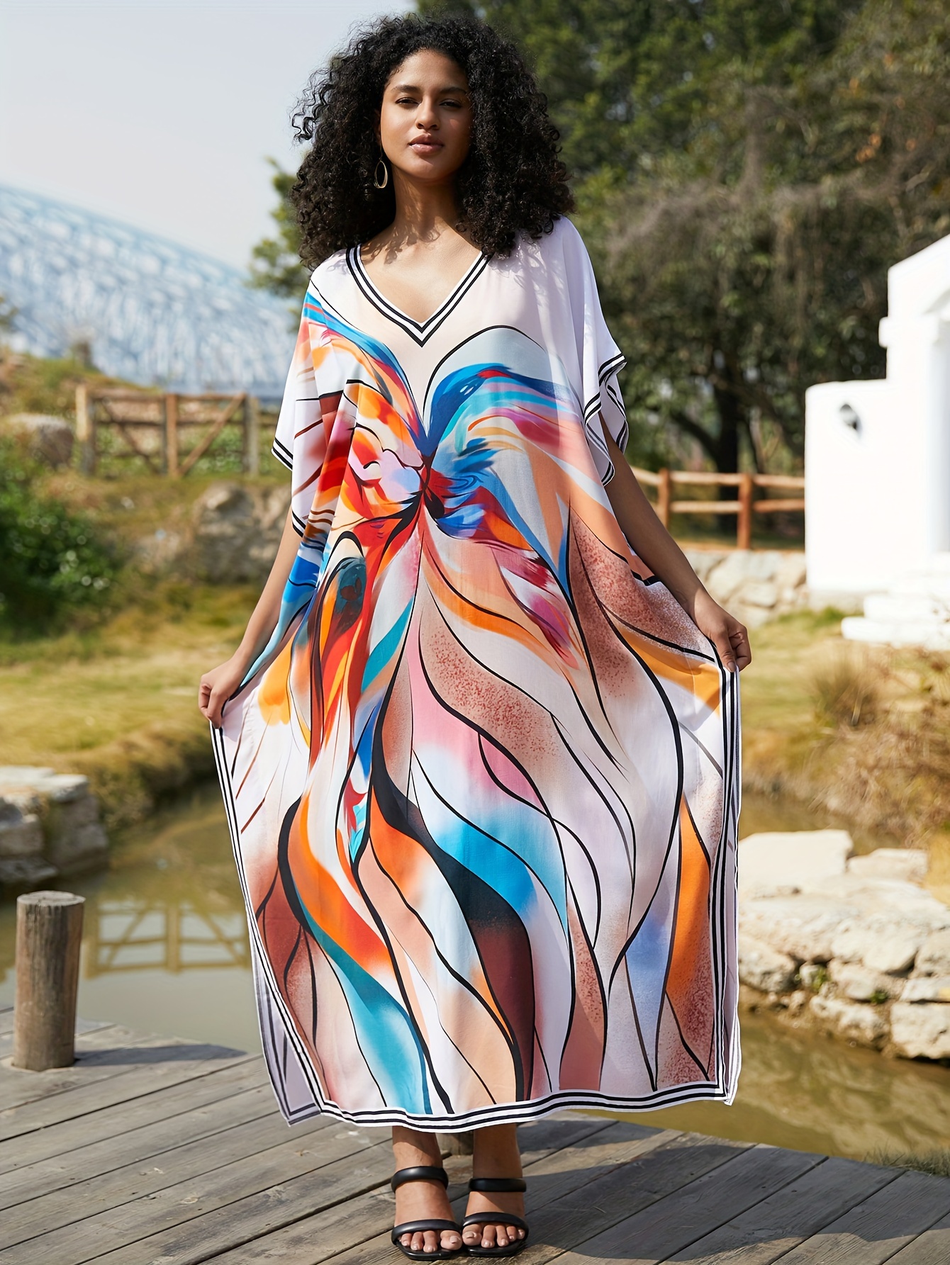 Short Kaftan Petite Kaftan Dress Bsubseach Women Plus Size Kaftan Dress  Swimsuit Cover Up Caftan Maxi